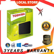 Toshiba Portable External Hard Disk 1TB High Speed Usb3.0 Mobile Hard Disk 2TB