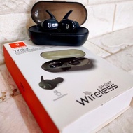 HEADSET BLUETOOTH FULL BASS MINI VIVO OPPO REDMI XIAOMI IPHONE REALME INFINIX ADVAN UNTUK SEMUA HP -