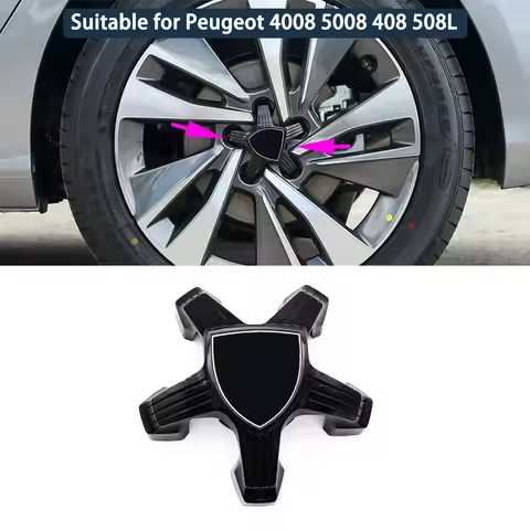 Wheel Center Cover Hub cap Lion Claw Shield Suitable for Peugeot 308 408 508 4008 5008 Tire Accessor