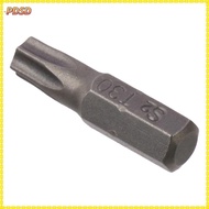 PINGD 1pc Torx Bits, 25mm Length T6-T40 Screw Driver Bit, S2 Alloy Steel 1/4 Inch Hex Shank 6 Point 