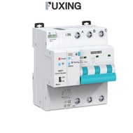 FUXING สำหรับ Tuya สำหรับเบรกเกอร์ WiFi อัจฉริยะพร้อมการตรวจสอบแรงดันไฟฟ้าและการป้องกัน