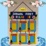 Ticket schedule / student schedule/ school decoration wall decoration flannel crafts