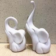 Resin Crafts Couple Baby Elephant Home Decoration Desktop Decoration Modern Creative Sandstone Eleph