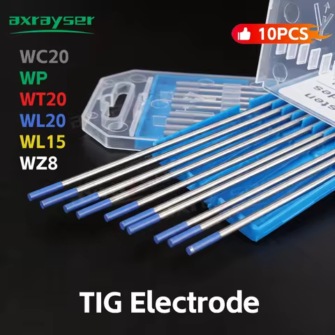 10Pcs TIG Electrode WL15 WC20 WL20 WP WT20 WZ8 Electrode TIG Welding Accessory 150mm 175mm Length El