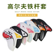 Golf Iron Cover Shark Style Eagle Style Embroidered Club Protective Cover golf Iron Cap Cover Velcro