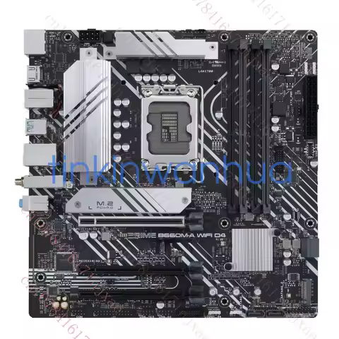 used For ASUS PRIME B660M-A WIFI D4 LGA1700 DDR4 DP+HDMI 2×M.2 4×SATAIII Motherboard.