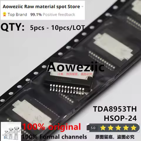 Aoweziic 2022+ 100% New Imported Original TDA8953 TDA8953TH HSOP-24 Audio Power Amplifier Chip