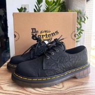 全新🌸 Dr.Martens馬丁博士 1461馬丁靴三孔低筒 頭層皮革 壓花馬丁靴 戶外靴情侶款靴子