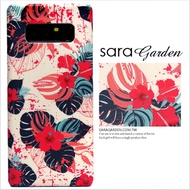 【Sara Garden】客製化 手機殼 ASUS 華碩 Zenfone4 ZE554KL 5.5吋 潑墨扶桑花 曲線 手工 保護殼 硬殼
