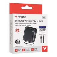 行貨⚡️Verbatim SnapQub 10000mAh Qi2.2 L+C 半固態磁吸無線流動充電池