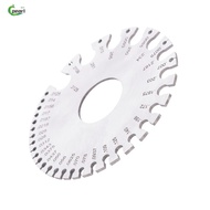 PEARL Thickness Gauge, Round Dual Sided Design Non-Ferrous Metal Gauge Round Wire Gauge, Stainless S