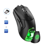 Games Esports Rechargeable Wireless Mouse 2.4G+BT5.1+BT5.1 Triple Modes Mouse No extra battery is ne