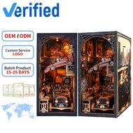 Autohome DIY Miniature Bookshelf Set Miniature DIY Toys Miniature Houses Miniature House Kits DIY Mi