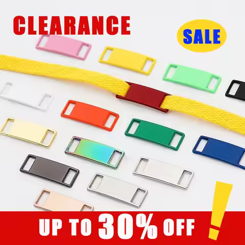 Colorful Metal Buckles for AF1 Shoes Stylish Shoelace Metal Lace Lock DIY Sneaker Kits Shoe Accessor