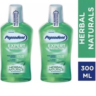 Pepsodent Mouthwash Expert Protection Herbal Naturals 300ml Obat Kumur