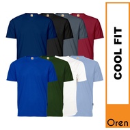 【BEST SELLER】OREN SPORT Baju T Shirt Microfiber Lelaki Perempuan Round Neck Lengan Pendek QD04 A
