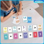 [Ahagexa] Number Flash Cards 0-25 Math Cards,Addition Subtraction,Flashcards Math Games