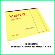 ◳ Veco / Fortune Columnar Pad 50sheets per pad