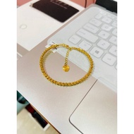 💎 GELANG BIJI SAWI FREE SIZE EMAS KOREA COP916💎