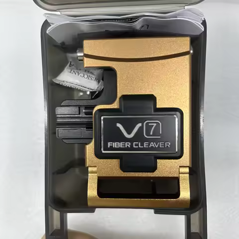 V7 Fiber Optical Cleaver for hot fusion Optical Fiber Cleaver Cutter Tool Kit FTTH High Precision V7
