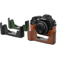 0EM10IV  PU Camera Half Case Body Base Shell Skin Protector for Olympus OM-D OMD E-M10 Mark IV / OMD
