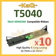 10x T5040 Tally Genicom 5040 T 5040 Compatible Ink Ribbon for Passbook Dotmatrix Printer ( 043393 ) 