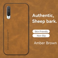 Cho Xiaomi mi cc9 cc9e trường hợp sang trọng kết cấu da Vỏ điện thoại chống sốc Xiaomi cc9 Pro TPU Ố