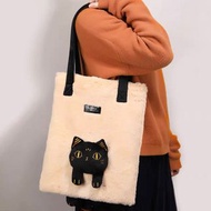 大英博物館蓋亞安德森貓 毛绒單肩袋