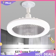 MEE Ceiling Fan Lights Ceiling Fans With Adjustable 3 Speeds E27 Light Fixture For Living Room Bedroom Kitchen