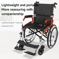 SG Stock Foldable Self Propel Wheelchair Portable Push Chair Lightweight Aluminium Wheelchair Travel Pushchair