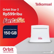 Keren Modem Orbit Star 3 + 2 Antena Free Telkomsel 150Gb 6 Bulan