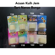 [READY STOCK]  Acuan Kuih Jem Tart Nanas Bunga Acuan Kuih Tat Tart Bunga Bulat Biskut Raya/ Biskut C