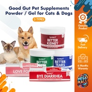 Good Gut Pet Supplements Powder / Gel for Cats & Dogs - For Kidney Teeth Tear & Gut Health Support