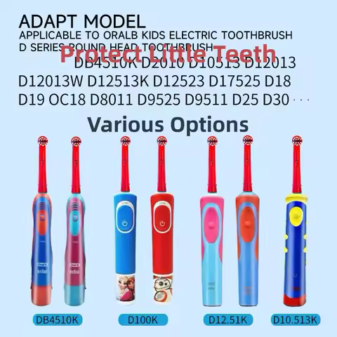 4/8 Pcs Electric Toothbrush Head Replacement Children kids Brush Heads Fit for Oral Pro-Health B Sta