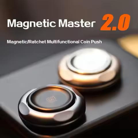 GAO Studio Magnetic Push Slider Master 2.0 Antistress EDC Adult Fidget Toys Metal Spinner Ratchet Ha
