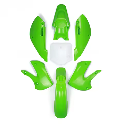 Motorcycle Plastic Fairing Full Body Cover Kits Fenders Mudguard For Kawasaki KLX 110 KX65 Suzuki RM