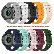 Ready StockCompatible for Garmin vivoactive3/vivoactive3 music/venu Adjustable Strap Silicone Strap Sport Replacement Strap Small Plaid Strap