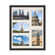 [48H Shipping] 11x14in5Grid collage photo frame for couples, commemorative wooden wall-mounted decor