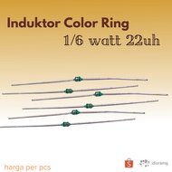 Color inductor 1/6 watt 22uH 22uH 22 uh 22 UH inductors 1/6 W 22UH 22uh 22 uh