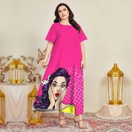 เดรสผู้หญิง ชุดออกงานวัย60ปี ชุดแฟชั่นคนอ้วน 2567 ชุดเดรสผู้หญิง ชุดเดรสที่ทันสมัยสุภาพสตรีรูปแบบใบ