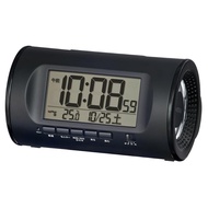 Seiko clock alarm clock tabletop digital high volume black PYXIS RAIDEN 81×138×99mm NR540K