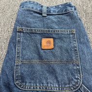 Chính hãng mới Carhartt Kahha mùa hè giải trí quần jean quần short gấp đôi chất thải đất dopamine rộ