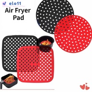 ELO Baking Mat, Non-stick Silicone Air Fryer Liner Mat, Square Reusable Bakeware Oil Mats Pastry Too