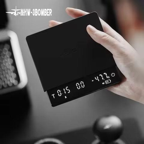MHW-3BOMBER Digital Kitchen Coffee Scale High Precision Cyclic Rechargeable Espresso Electronic Scal