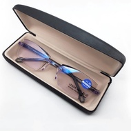 KACAMATA BACA LENSA Anti Radiasi (BLURAY) Kaca mata PLUS Rabun Dekat Pria Wanita Free BOX + LAP. uku