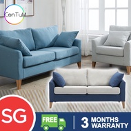 Sofa 1 / 2 / 3 Seater XG Fabric Series Non-slip modular With Pillows Removable