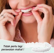 Venner White Gigi palsu Instan asli Snap on Smile Gigi Palsu 1 Set Ata