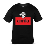 T Shirt Short Sleeve Printed Aprilia Italy Extreme Racing Team Performance RSV4 Motorbike Speed Ridi