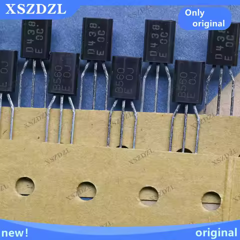 10pcs/10pair SANYO New imported original 2SB560-E 2SD438-E TO-92 B560 D438 transistor 2SB560E-MP-AE 