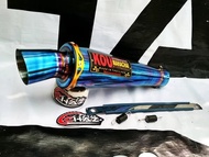 KNALPOT kou jrm bluemoon satria fu vixion sonic mx king new cbr150r tiger gl mp jupiter mx supra gtr